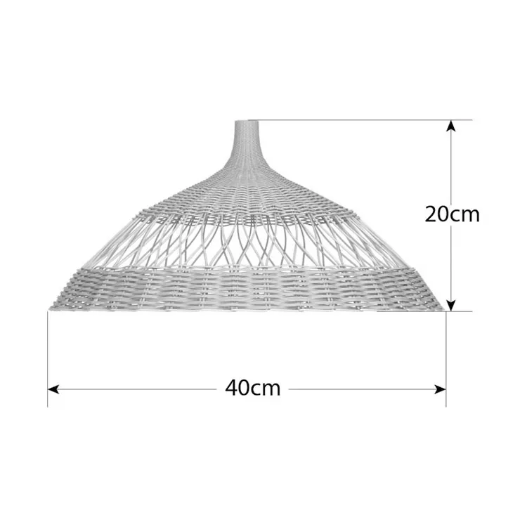 Hot Design Home Decor Wicker Rattan Lantern Pendant Light, Rattan Chandelier Lampshade in Vietnam Wholesale