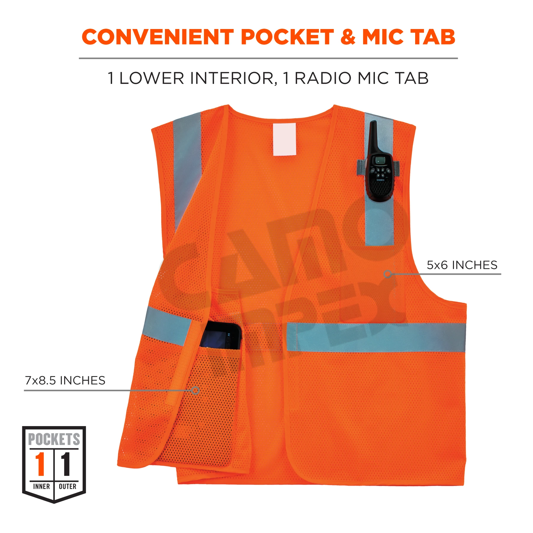 Mesh Hi Vis Printing Reflect Warning Safety Reflective Vest With Pockets High Visibility Clothing Cheap Uniform Safety Vest