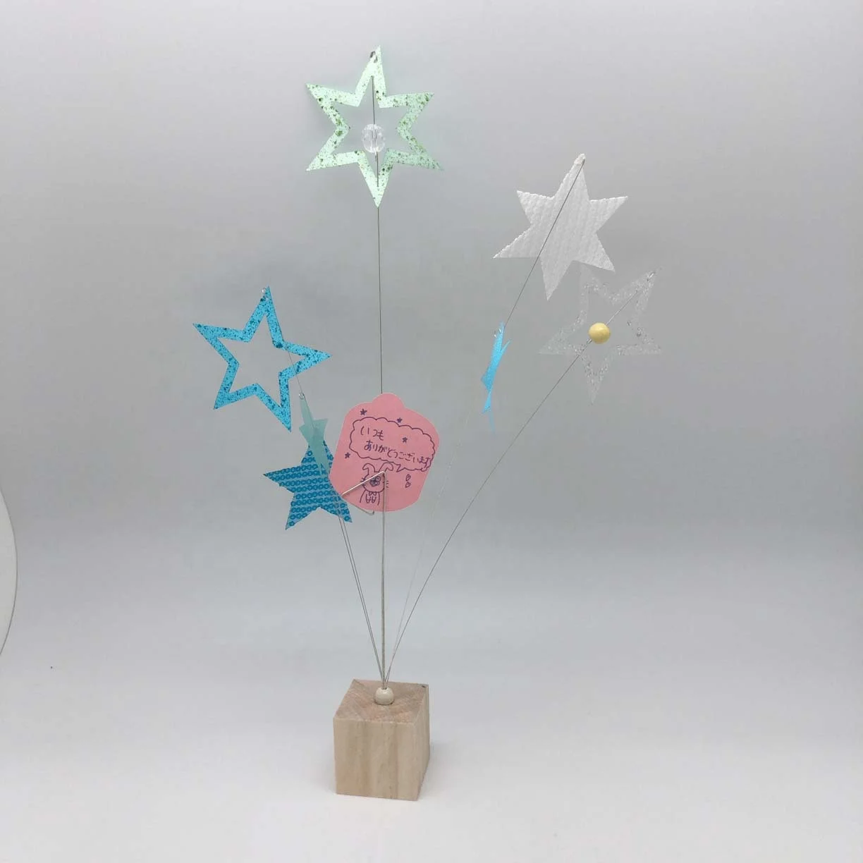  Desktop message holder