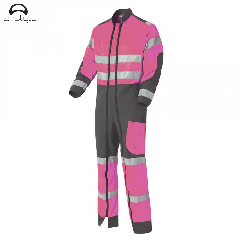 Bi zippered Patched Design Multi Colored OEM Logo And Design Breathable Quick Dry Work Wear Overalls For Adults