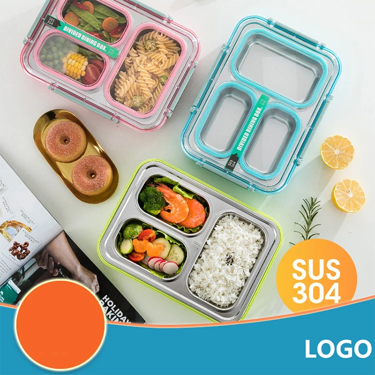 Introducing Stainless Steel  Plastic Wholesale Metal Food School Bento Lunch Box Kids