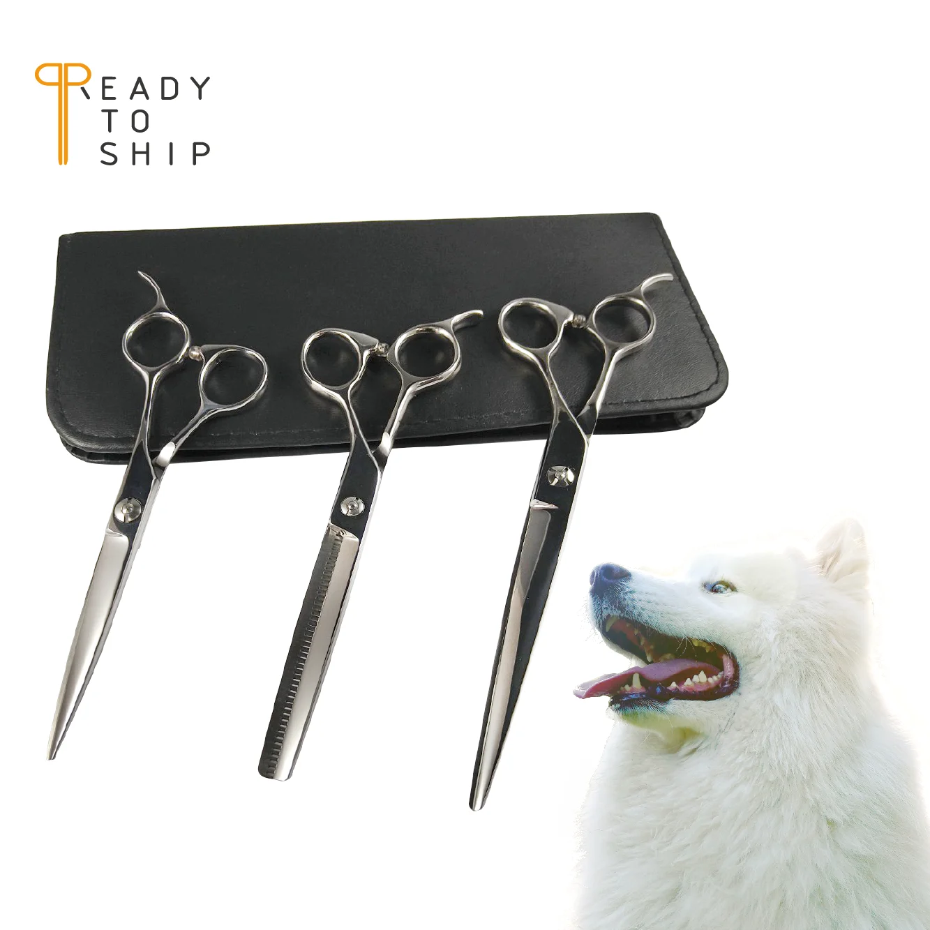 On Sale Dog And Cat Pet Grooming Scissors Set Package For Pet Groomer
