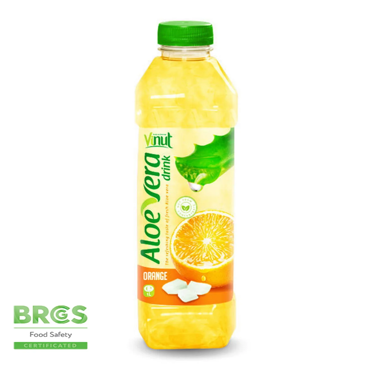 1L Bottle Premium Aloe Vera Drink with Orange juice Wholesale