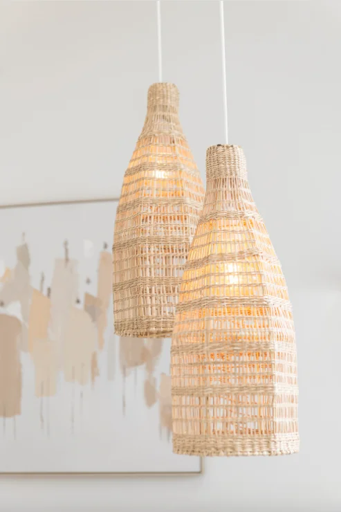 Лампа для морских водорослей в форме шара/лампа ручная работа изделия из Вьетнама