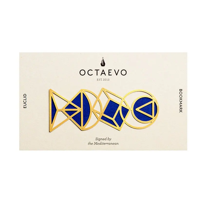 custom made etched printing logo brass bookmark