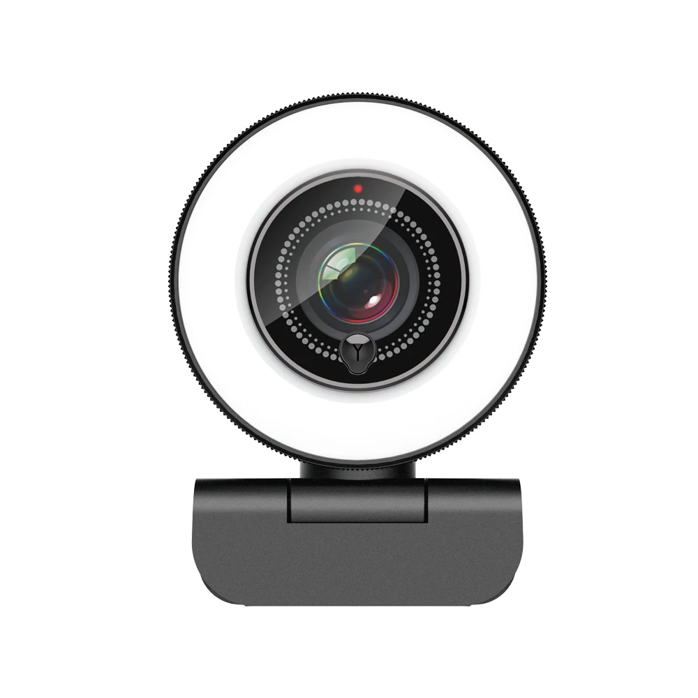H.264 1080p 30fps Streaming Webcam af Autofocus Webcam USB Webcam with Ring Light PC Gaming Web camera