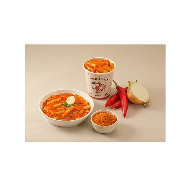 Premium Quality K-food Mimi Spicy Topokki easy to make instant type Korean food product with great taste