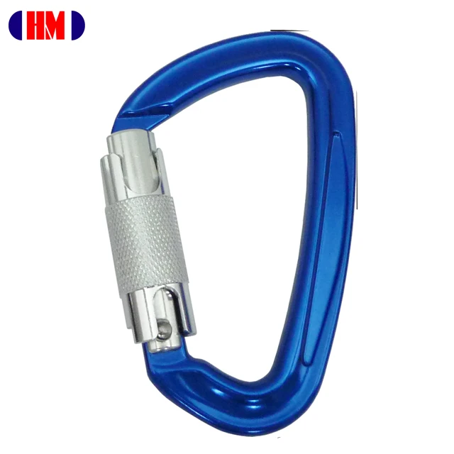 CE & UIAA Rock Climbing Mountaineer For Rescue Aluminum Carabiner
