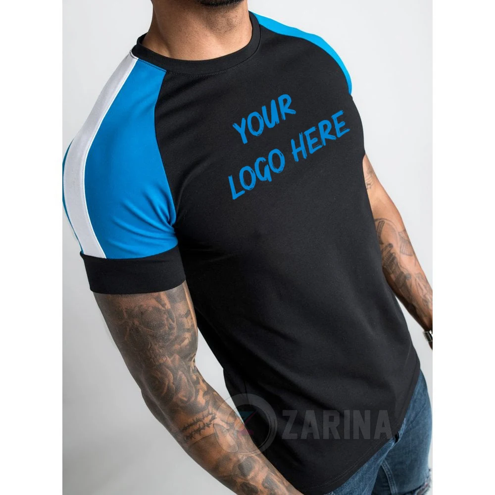  Повседневная летняя футболка с круглым вырезом и коротким рукавом Мужская дышащая быстросохнущая Спортивная свободная большого размера