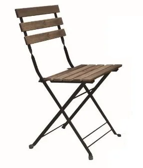 French Style Bistro Set/ Wooden Coffee Table Set for Coffee Shop/ Outdoor Balcony Tarno Set for Small Space Vietnam hot seller