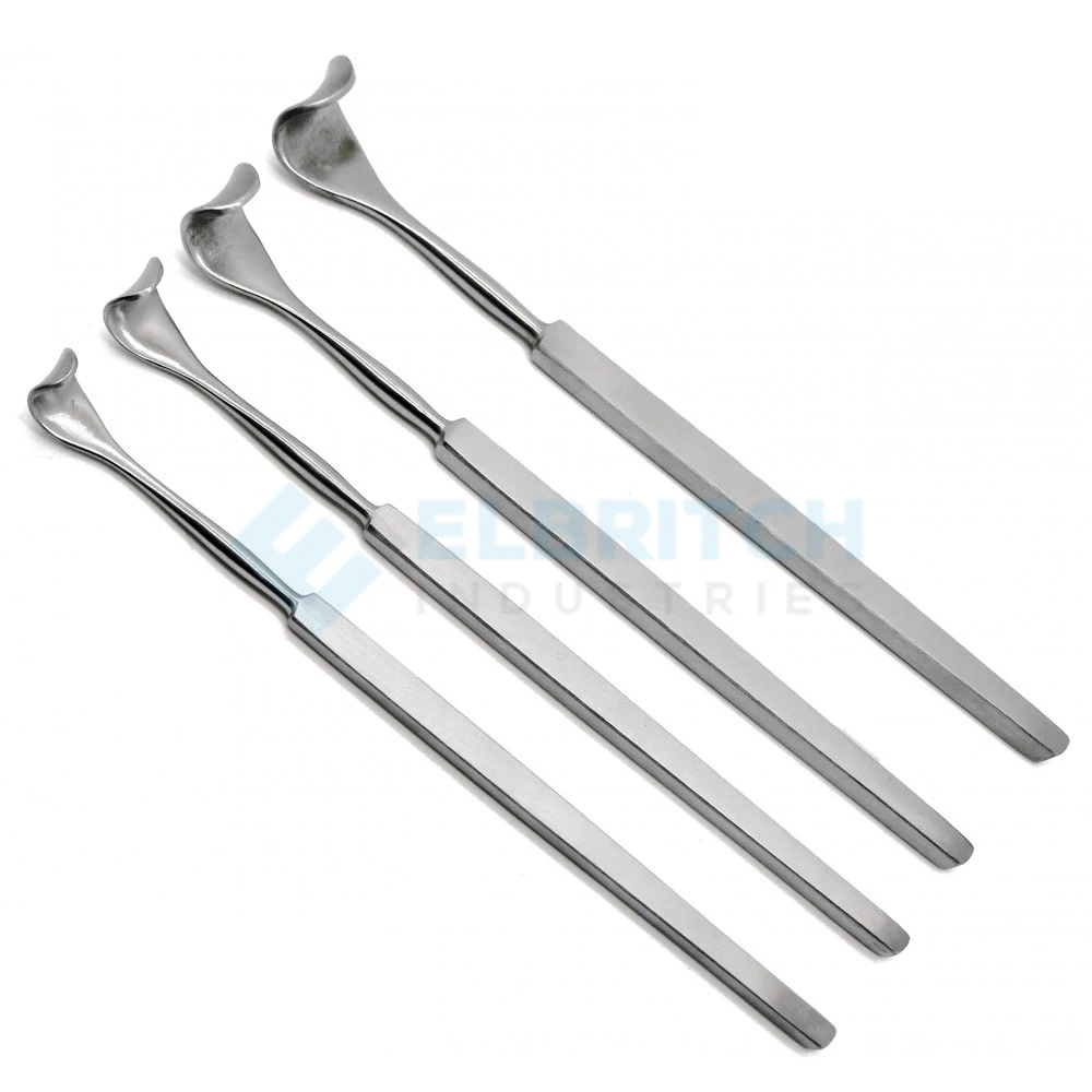 4 Pieces Set of DESMARRES Eye Retractor 11mm, 13mm, 15mm, 17mm Ophthalmic Surgical Ophthalmology Stainless Steel Instruments