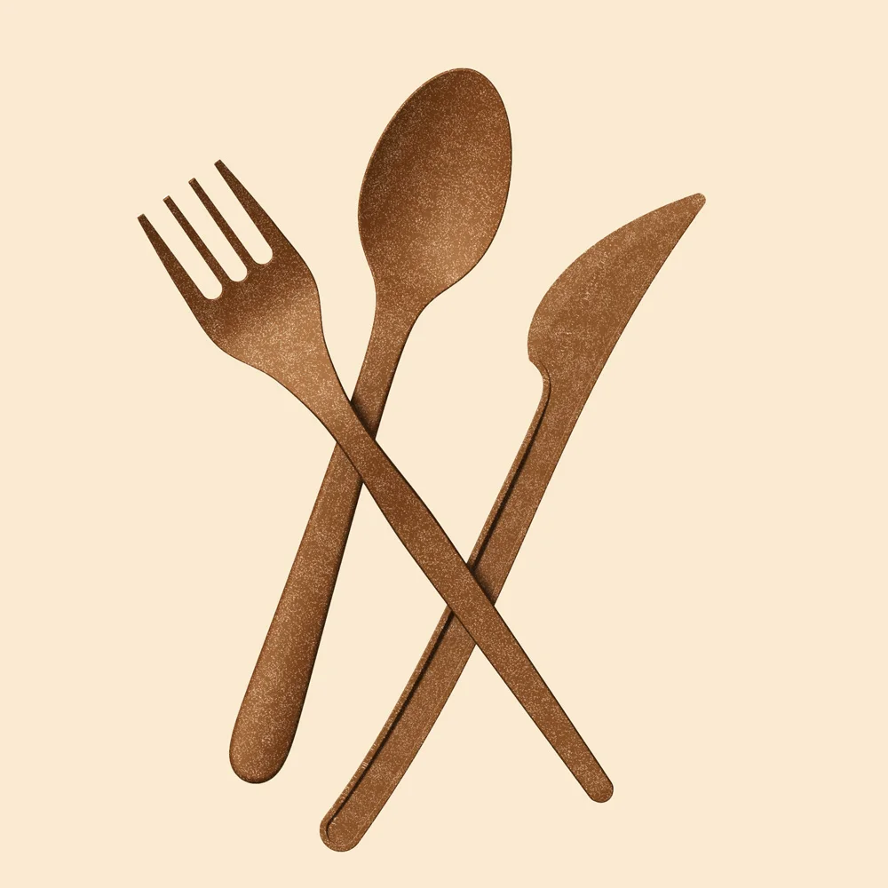 Cutlery sets made from eco-friendly material  for restaurant and kitchen use cheap price whole sales in Vietnam 2021