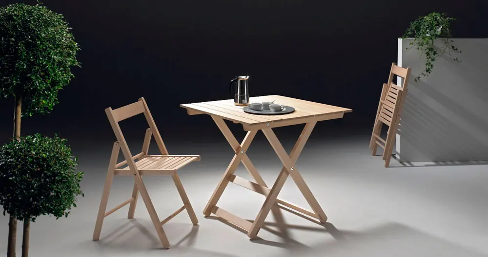 Деревянный складной столик в итальянском стиле «SIXTIES»