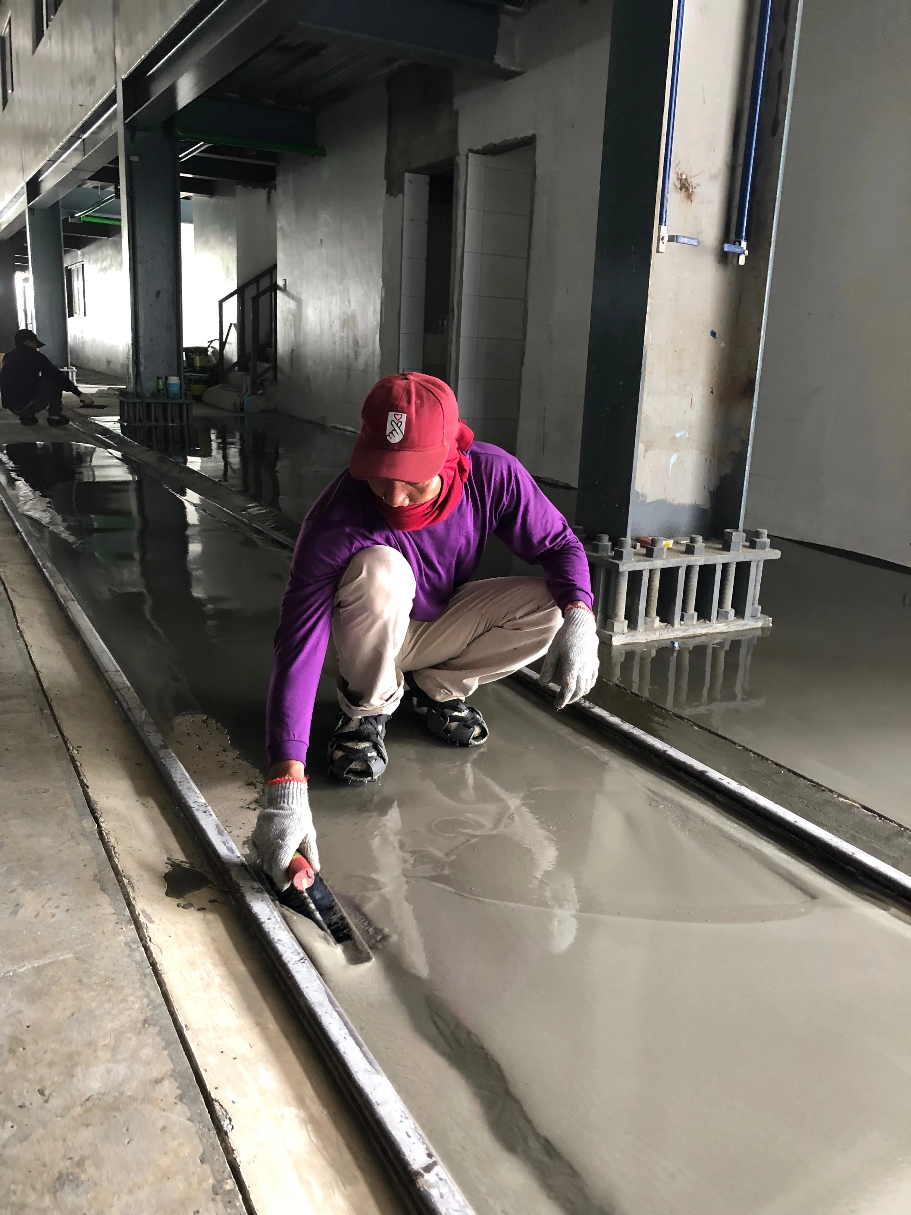 Chanye three components self leveling epoxy mortar floor epoxy resin