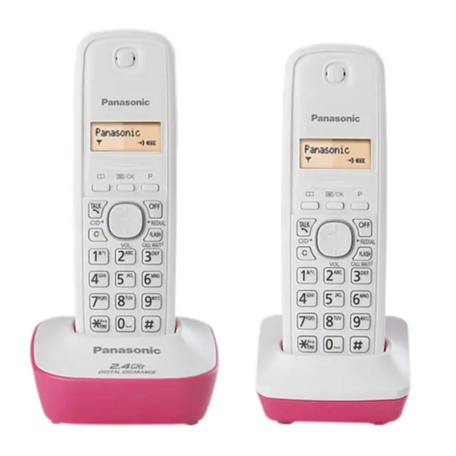 Panasonic KX-TG3412 2,4 ГГц беспроводной телефон беспроводной стационарный Янтарная подсветка ЖК Caller ID домофон