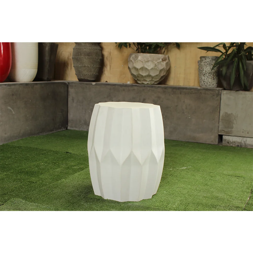 Unique Outdoor Garden or Indoor Furniture gray concrete End Table / Side Table Completely waterproof For Bedroom or Living Room