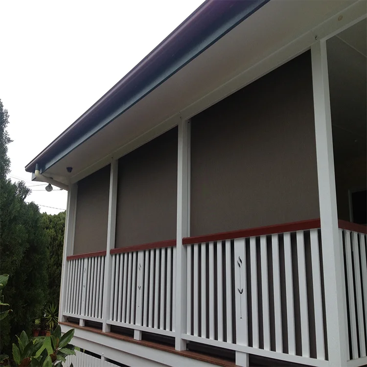 Roller Blinds And Curtains Motorized Outdoor Cheap Price Window Blinds For Outside Patio Privacy Blinds