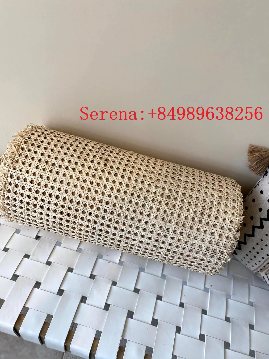 Top sell material rattan Natural rattan open cane webbing roll for making chair and furniture Ms Rosie :+84 974 399 971