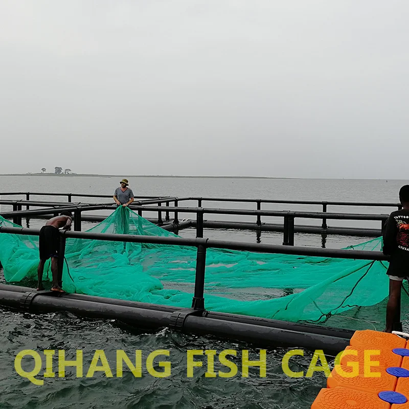 6mx6m Floating fish farming cage from china