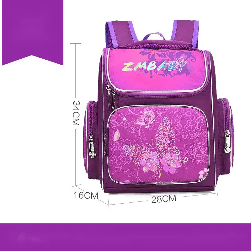 Kids Backpack Girls and Boys Classic School Backpack Light Weight Multi-pocket Backpack for School Cute Cartoon Print Bookbag