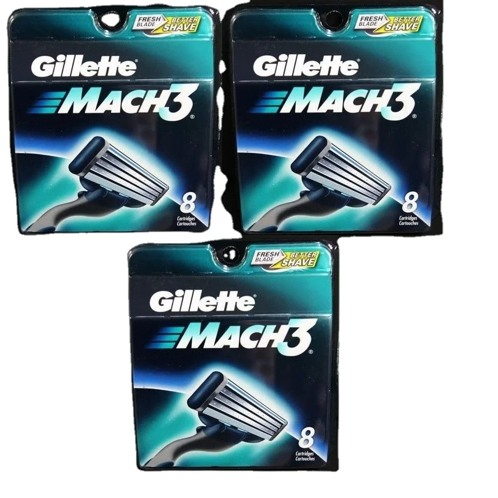 
 GIllete Mach3/Gillette бритвенные одноразовые лезвия  