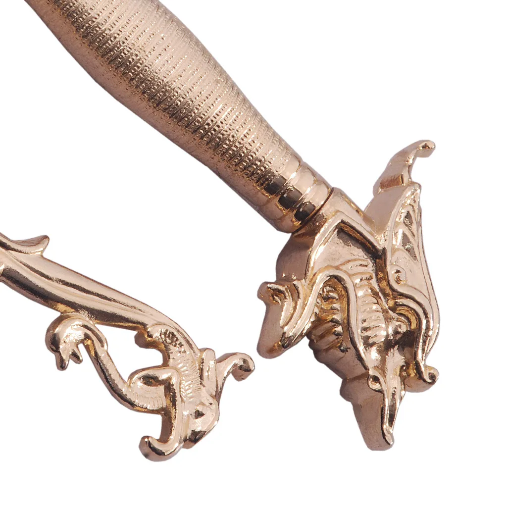 
Functional Sword Arabian Belly Dance Sword Dragon Scimitar Gold Handle Sword for Sale 