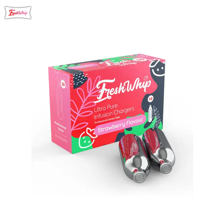 Оптовый продавец высококачественных зарядных устройств с клубничным вкусом N2O Cream