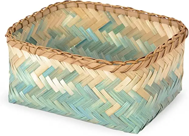 Compactor Bamboo Woven Storage Basket Bamboo Basket Bamboo Storage Basket Cheap Price High Quality Product For Sale