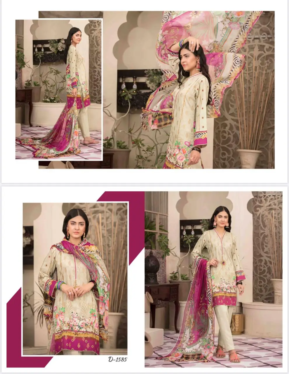 Lawn Collection High quality digital print on un-stitched Shalwar Kameez Pakistani Cotail Lawn Suits