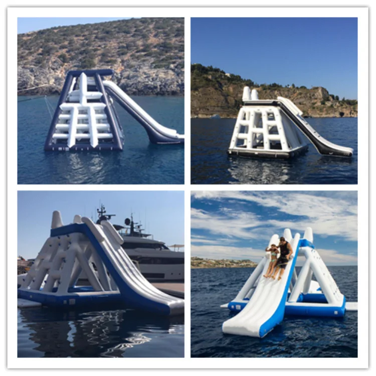 
Best selling Summer water floating toy inflatable water park inflatable climbing iceberg tower 
