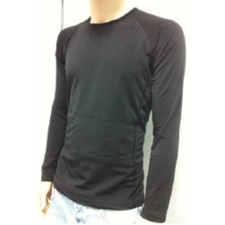 Unisex 7.4V 5V Battery Operated Electric Heated Base Layer Shirt For Camping Skiing Hunting