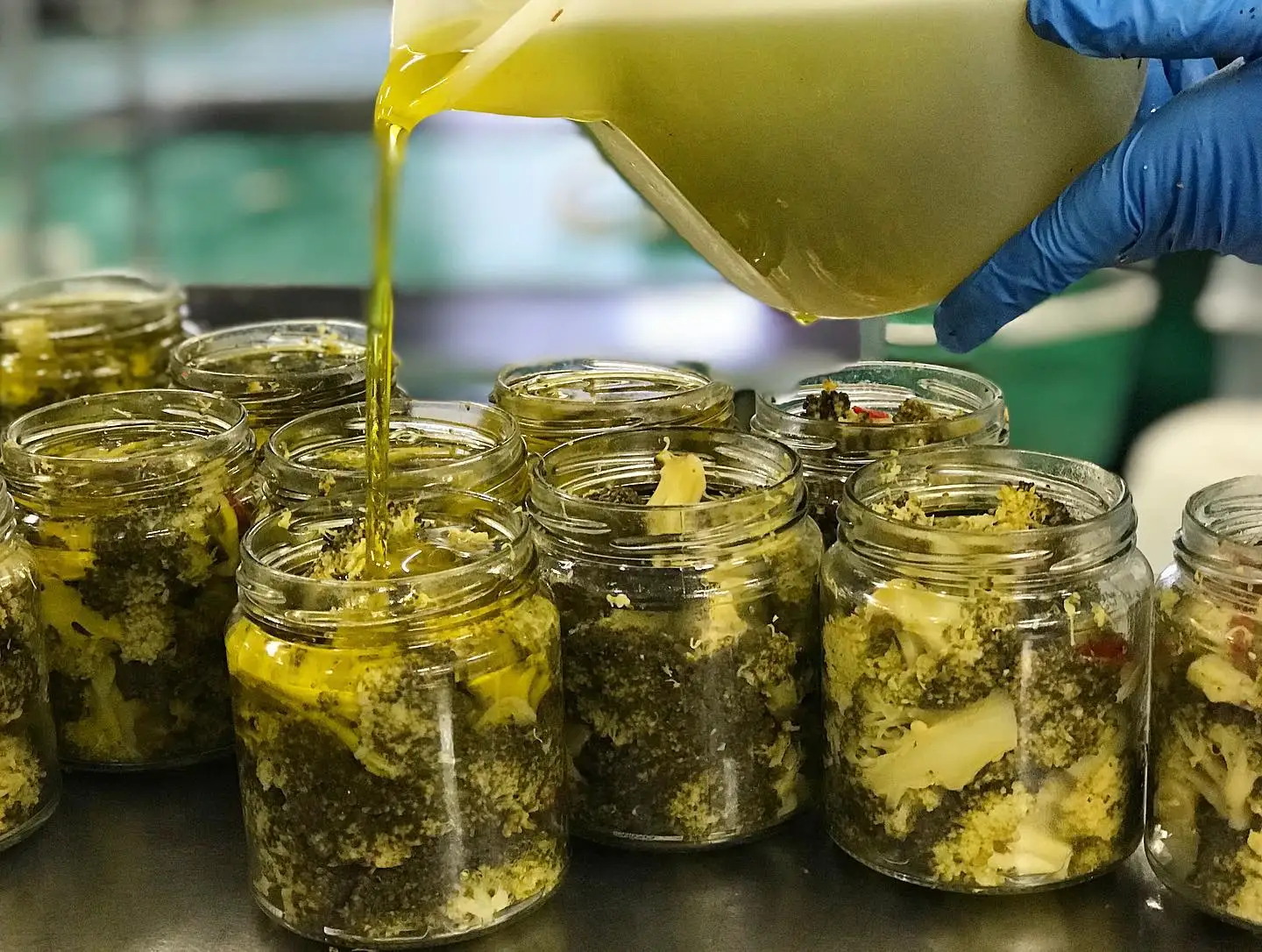 Итальянская Органическая брокколи в экстра натуральном оливковом масле премиум-класса 280 г