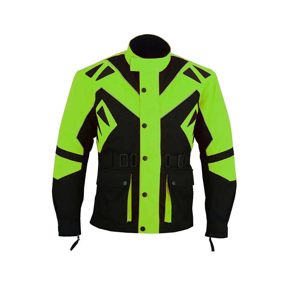 Custom made motorcycle Textile Riding Jacket Super Speed Racing Jacket with Protectors and Windproof