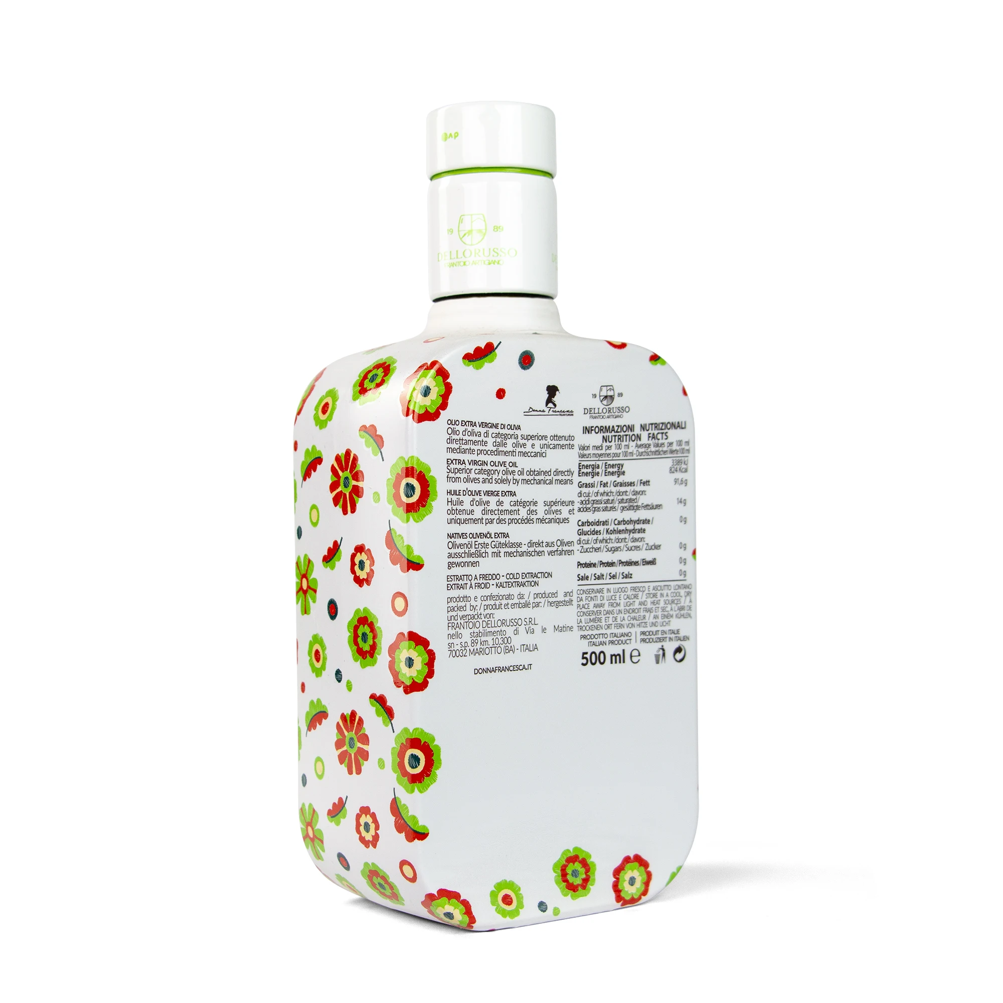 Итальянское Экстра натуральное оливковое масло красное цветение слегка фруктовое