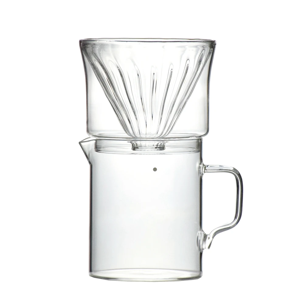 V60 Dripper 1-4 Cups Barista Coffee Accessories Heat Proof Glass Brewer