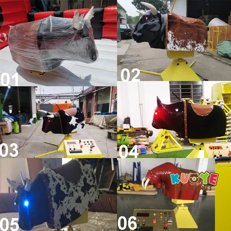 Inflatable mechanical rodeo-Bull, Mechanical Bull, inflatable outdoor mechanical ride