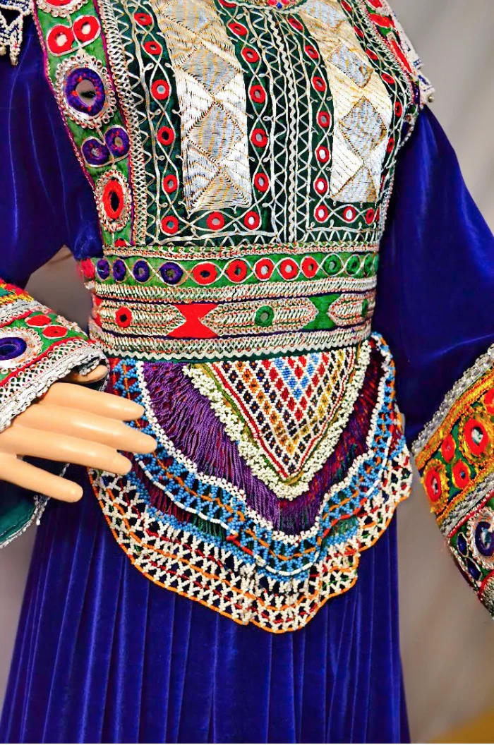 Awesome New kuchi Afghani Kuchi Dresses For Eid high quality solid color round neck Embroidery long sleeve Afghan women dress