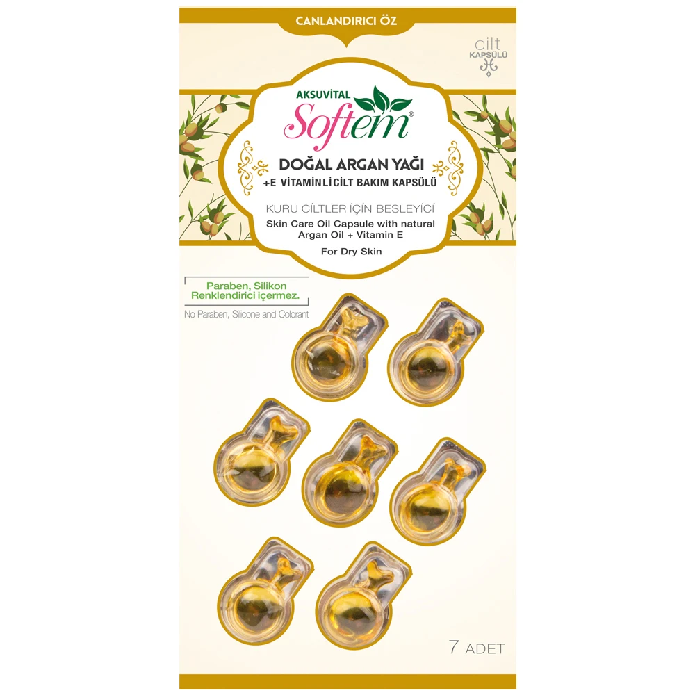 
Argan Face Care Serum Ampoules Vitamin E Vitamina C Serum for Face Capsule Skincare Facecare facial oil capsule 