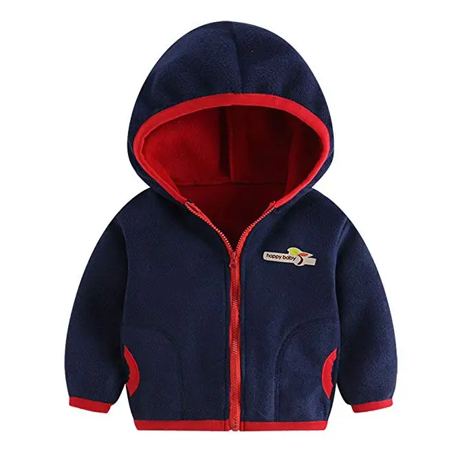 
Polar fleece hoodies for kids with custom design 