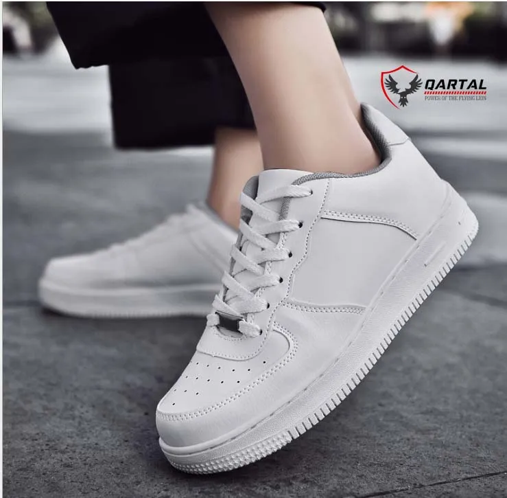 
Men Casual Shoes Leather Flat Shoes Lace-Up Top Sneakers Breathable Sustainable Male Shoes 