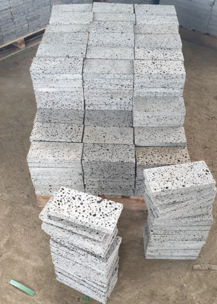 Natural Basalt Honeycomb Panel Paving Tile