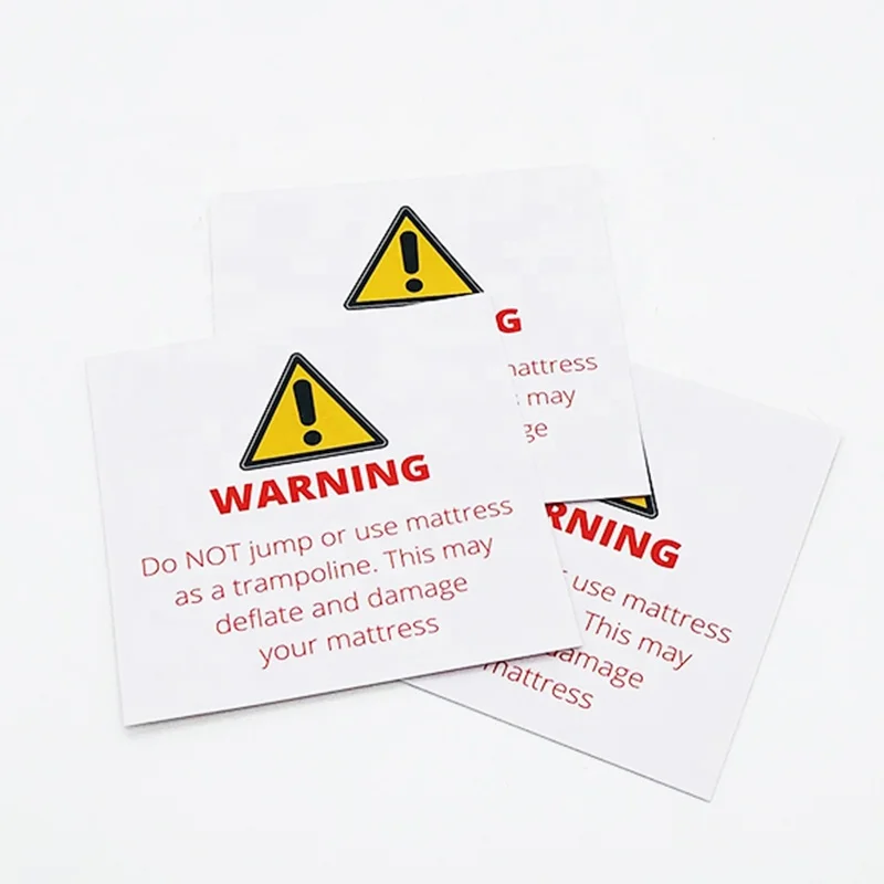 Custom Tumbler Lash After Hair Clothing Washing Care Cards Product Extension Caution Warning Instruction Tips Candle Care Card