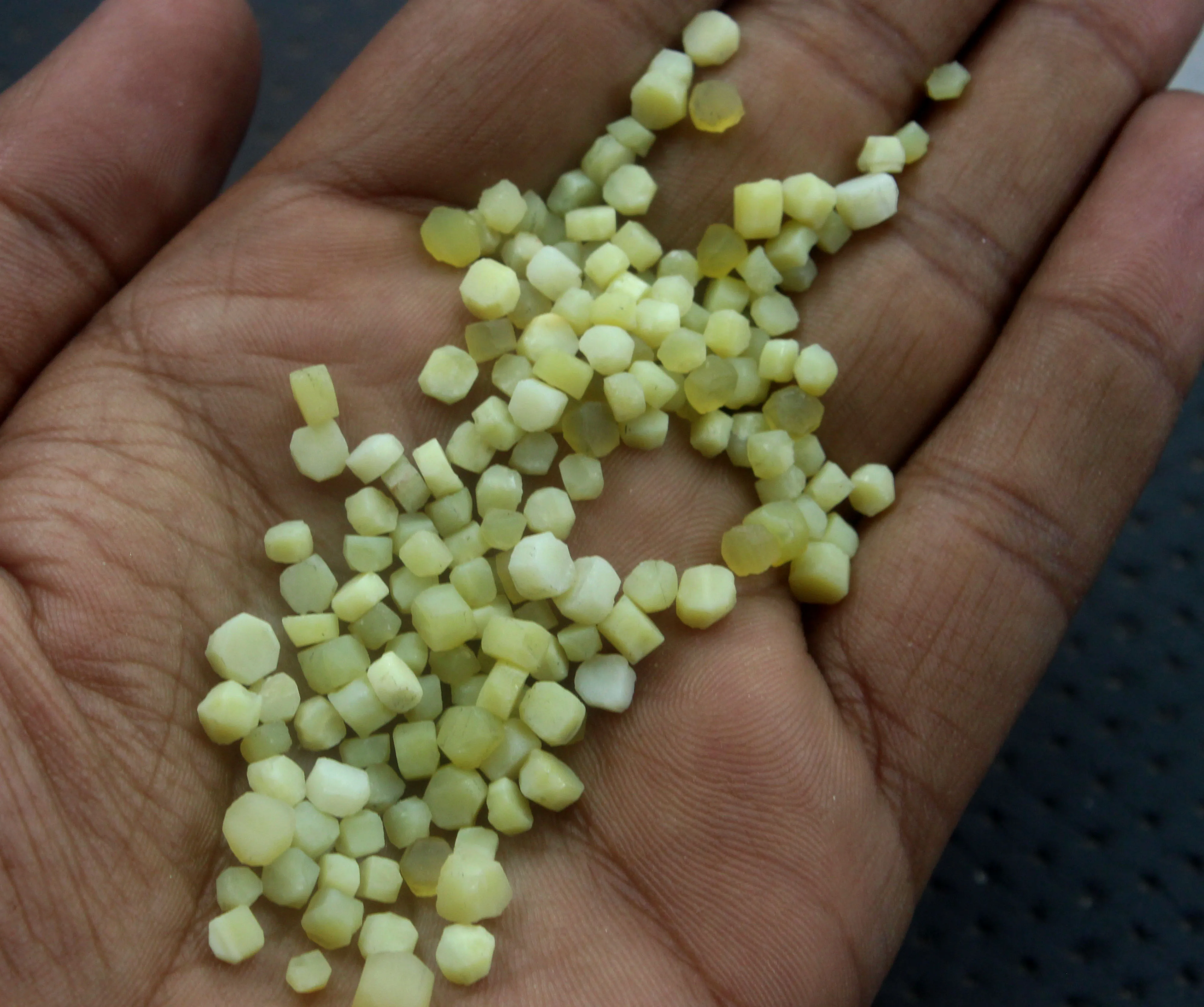 Top Quality 50 Pieces Tiny Natural Yellow Opal 2-4 MM Raw Genuine Loose Gemstone Making Chunky Jewelry Rough