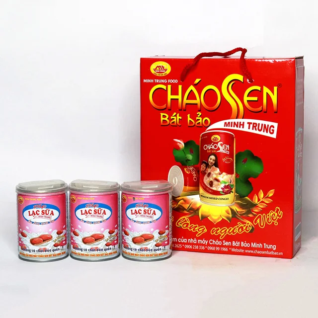 Canned food Peanut with milk Soup - No preservative Minh Trung Viet Nam