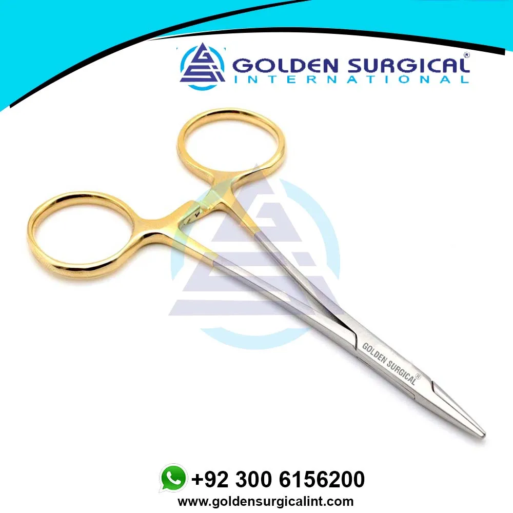 Locking Ratchet Dental Needle Holder High Quality Stainless Steel Surgical Needle holder | TC Ryder Micro Needle Holder
