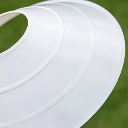 Soccer Disc Cone - Set of 50 2 Inch Multicolor Agility Cones Field Marker Cones with Holder and Mesh Bag