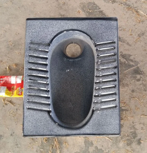 
Rustic Black Color Orissa Pan Asian Squatting Pan WC Indian Commode Toilet Seat from Indian Ceramic Sanitary Ware Products 