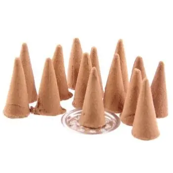 Natural High Quality Scented And Unscent Hand Made Incense Cone 100 Backflow Incense Cones Pack Fragrance Backflow Incense Cones