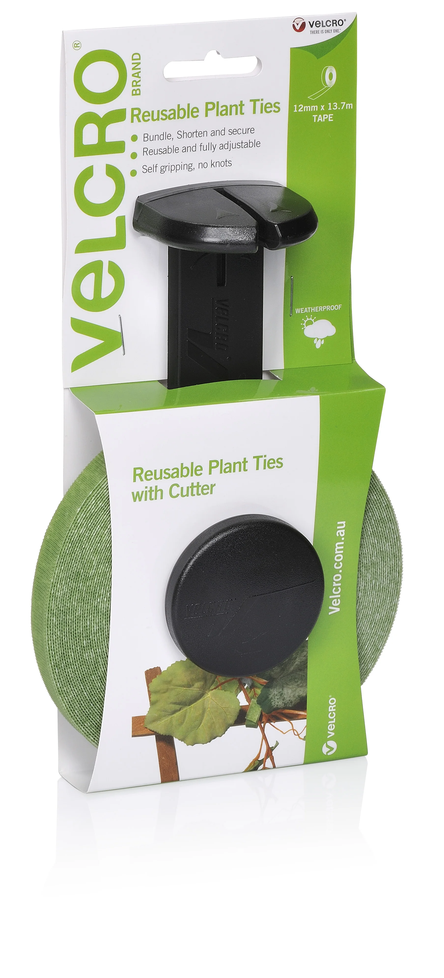 
Plant Clip Wire Tape 12mm X 13.7 Metre V-95210 Training Securing Trees Vellcro Reusable Plant Ties And Cutter 