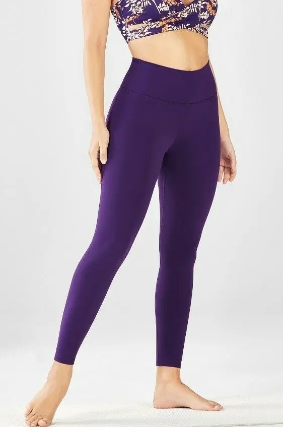 2022 best top quality fabletics XL powerhold define high waisted tight leggings pant purple